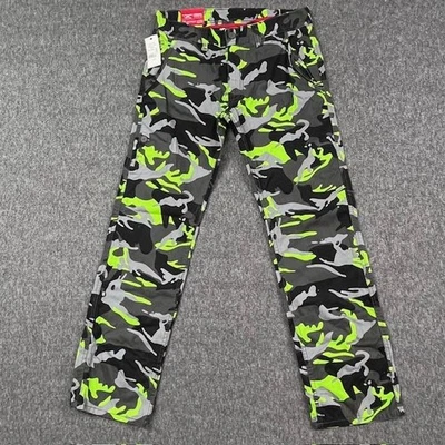 Pantalones Jordan Craig Para Hombre 32x32 Verde Gris Camuflaje Ropa atemporal Algodón Urbano Foto 1 de 4