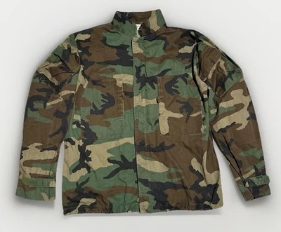 Bigwoods Camo Hunting Jacket Mens L USA Made Full Zip Reinforced Elbow Vintage - Image 1 of 4