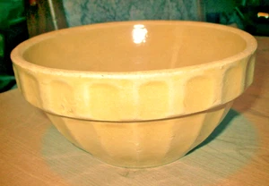 Antique Small Yellow Ware Mixing Bowl - 3" Tall - Picture 1 of 4