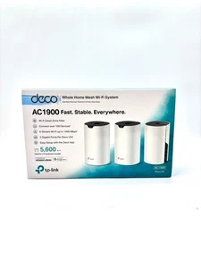 New TP-Link Deco S4 V1 AC1200 Whole Home Mesh Wi-Fi System (3-Pack) - Picture 1 of 16
