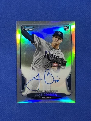 Jake Odorizzi 2013 Bowman #ACR-JO refractor automático/500 novato radiocontrol autógrafo Foto 1 de 3