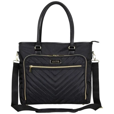 Chelsea Quilted Chevron 15" Laptop & Tablet Business Tote with Removable Shou... - Image 1 of 4