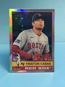 2025 Topps Heritage - Triston Casas Refractor Chrome Variation RARE #377 - Picture 1 of 2