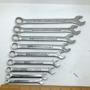 Vintage Lot 9 Handwerker Werkzeuge-VV- 1/4" bis 3/4" Kombination Schraubenschlüssel Set 12-Pt USA - Bild 1 von 24