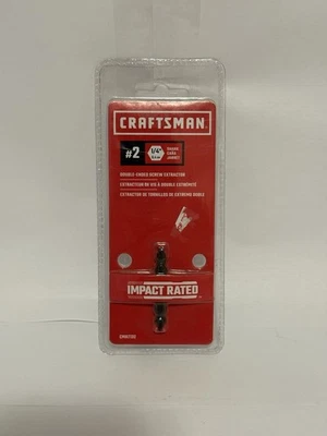 Extractor de tornillo de doble extremo CRAFTSMAN #2 vástago de 1/4 pulgada CMAT132 Foto 1 de 2