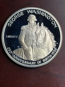 1982-S George Washington Commemorative Half Dollar Proof 90% Silver Coin - Picture 1 of 7