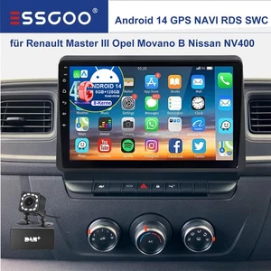 Radio de coche DAB 8Core Android para Renault Master III 19-23 Nissan NV400 Carplay GPS - Imagen 1 de 13