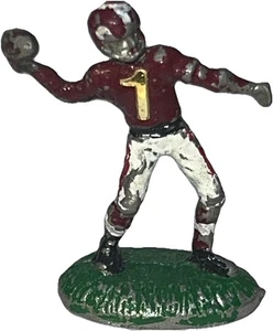 Antique Lead Football Quarterback #1 - Picture 1 of 2