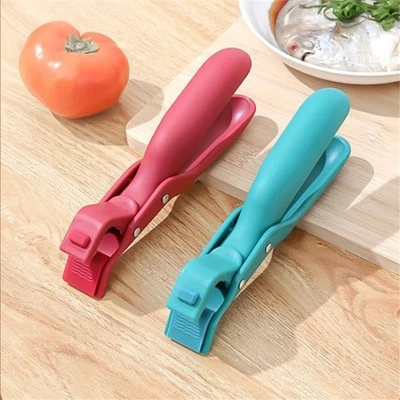 2Stk Multifunktion Heizplatte Greifer Heber Zange Anti-Verbrühung Schüssel Clip - Bild 1 von 4