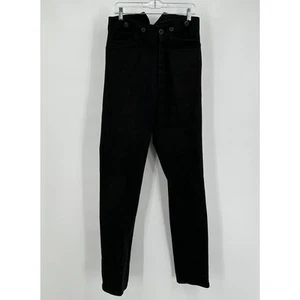 Frontier Classics Mens Trousers Size 32 Black Reenactment Western Old West Pants - Picture 1 of 8