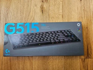 New in Box Logitech G515 TKL Wired Mechanical RGB Gaming Keyboard Sealed - Picture 1 of 4
