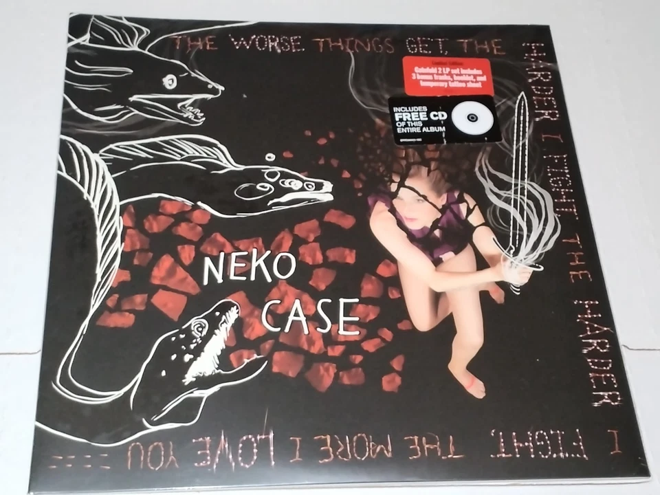 NEKO CASE The Worse Things Get Harder I Fight DELUXE VINYL LP + CD SEALED  - Image 1 of 1