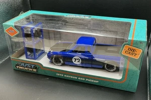 2025 Jada 1/24 1972 Datsun 620 Pickup Truck with EXTRA WHEELS BLUE JUST TRUCKS - Bild 1 von 1