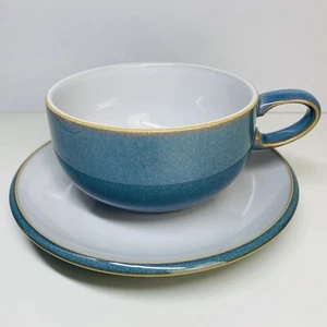 Denby Azure Tasse und Untertasse Set - Top Zustand - Bild 1 von 15