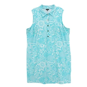TALBOTS Effortless Jersey Polo Dress Stretch Sleeveless PLUS PETITE Size 2XP - Picture 1 of 5