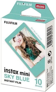 Fujifilm Instax Mini - Sky Blue Frame Instant Film (10 Sheets) - Picture 1 of 1