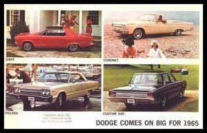 1965 Dodge Broschüre, Polara, Dart, Coronet - XLNT - Bild 1 von 1