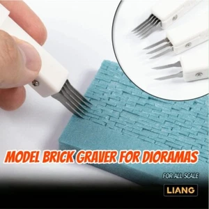 LIANG 0227A/B Model Brick Graver For Dioramas Model Toy DIY Assistant Tool - Picture 1 of 14