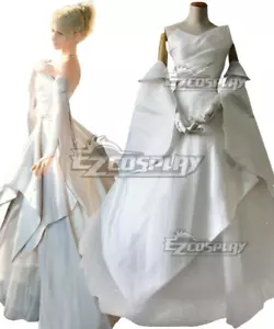 Final Fantasy XV Lunafreya Nox Fleuret Wedding Dress Cosplay Costume E001 - Picture 1 of 5