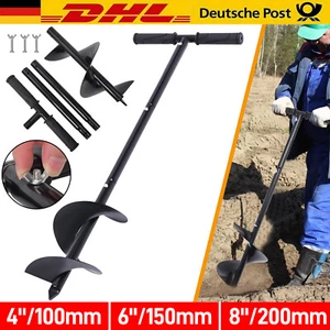 Erdbohrer Handbohrer Handerdbohrer Erdlochbohrer Pflanzbohrer Pfahlbohrer Loch - Bild 1 von 20