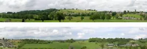 Derbyshire Village N Stärke Backscene (9x10) Kunstdrucker ID203N - Bild 1 von 1