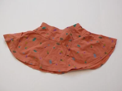 Falda LACOSTE Niñas Naranja Estampado Helado Algodón Piqué Línea A Talla S 4 Foto 1 de 4