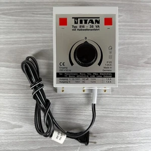 Vtg Titan Type 816 Transformator Speed Controller Train Transformer US PLUG LN - Picture 1 of 18