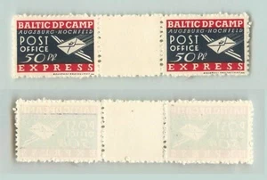 Lithuania 🇱🇹 1946, 50 pf MNH, DP Camp, Augsburg, gutter. f2632 - Picture 1 of 2