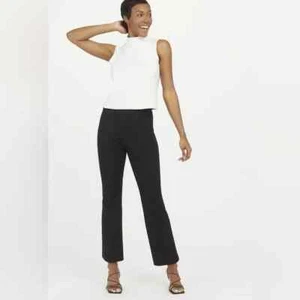 Spanx Pantalone Donna Nero Elastico Vita On The Go Kick Svasato Tg XL - Foto 1 di 5