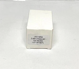 LED MR8 2.5W 2700K 80° 12V AC/DC - Picture 1 of 7