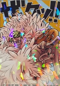 Bandai One Piece AR carddass Formation P03 Card HK Ver UC Donquixote Doflamingo - Picture 1 of 1