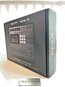 Zoom PodTrak P8  Portable Multitrack Podcast Recorder Color Silver New Unused - Picture 1 of 13