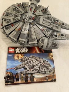 lego star wars millennium falcon 75105 complete with 7 mini figures and manual - Picture 1 of 4