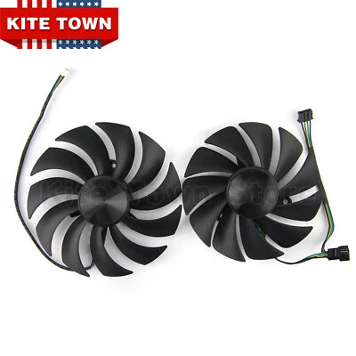 WFYB NEW Cooling Fan Left Right For ZOTAC RTX3070 8GB Twin Edge Graphics Card