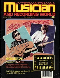 International Musician Magazine May 1982 Squeeze Miles Davis Johnny Winter Remo - Picture 1 of 20