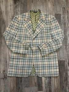 Vintage Lyle Stevens Blazer Herren Made in USA Kariert Sakko Mehrfarbig Zwei Knöpfe - Bild 1 von 6