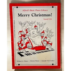 Alfreds Basic Piano Library Merry Christmas Level 1A Sheet Music Songbook Easy - Picture 1 of 6