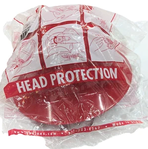 Radians Red Full Brim Hard Hat Quartz QHR6 Head Protection Construction Jobsite - Picture 1 of 7