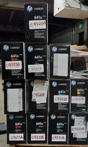 ORIGINAL OEM HP LASERJET 641A DRUCKPATRONE BCYM TONER - VERSIEGELT * STCK. - Bild 1 von 5
