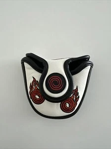 Odyssey Golf En Fuego Leather Putter Headcover White Excellent Condition - Picture 1 of 7