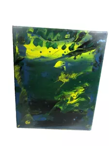 ABSTRAKTES LEINWAND GEMÄLDE Expressionist MODERN MOSCHUS YAI 8X10 - Bild 1 von 5