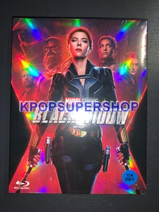 Black Widow Blu Ray Steelbook Full Slip SM Life Korea Limited New Sealed Rare - Picture 1 of 7
