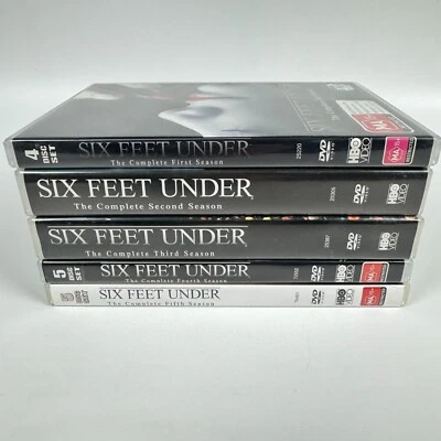 Six Feet Under : Complete Seasons 1 to 5 (DVD 2005 24 discs) Region 4 - image 1 of 4