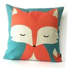 Linenotton Fox Pillowovers Animalartoonushionover Home Decoration Pillow C