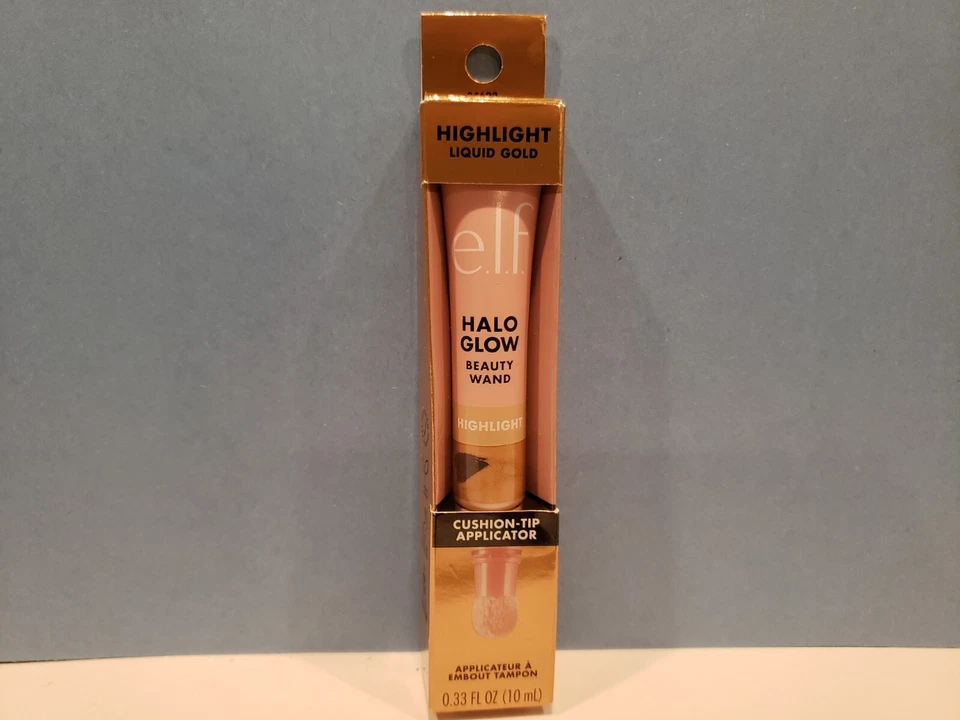 ELF- Halo Glow Beauty Wand Highlighter Cushion Tip Applicator- Liquid Gold - Image 1 of 1