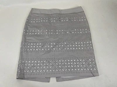 Falda lápiz White House Black Market ojales para mujer talla 12 púrpura nueva con etiquetas Foto 1 de 4