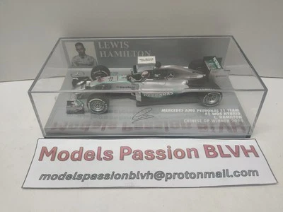 Mercedes W05 Hamilton Chinese GP 2014 1/43 Minichamps - Photo 1/4