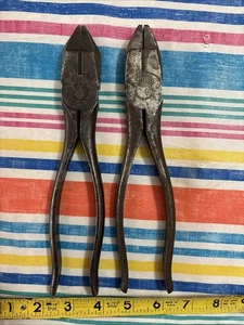 Konvolut 2 Vintage ? Klein Lineman’s Pliers Made In USA Linemans 201-8ne - Bild 1 von 12