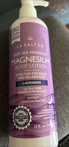 La Salt Co Deep Sea Minerals™ Magnesium Body Lotion - 12 fl oz •Lavender NEW - Picture 1 of 6