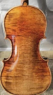 Master 4/4 violin Guarneri model 1pc Solid flamed maple back spruce top N3 - Image 1 of 4